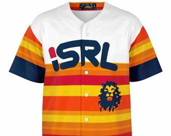 House Of Joseph Co. H-Town Stand Up Vintage Inspired ISRL Baseball Jersey