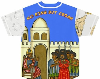 House Of Joseph Co. Hebrew Israelite No King But Cesar Limited Baseball Jersey