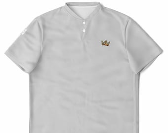 Hebrew Israelite Soft-Poloz Digital Stitched Mens Crowned Blade Collar Polo Shirts