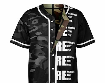 House Of Joseph Co. Remember Repent Repeat Baseball Jersey Judaica apparel
