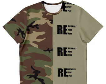 Remember Repent Repeat Boot Camp Stomperz Heavy Weight Premium Quality T-Shirt