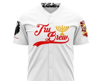 House Of Joseph Co. Hebrew Israelite Tru Brew Red Jersey