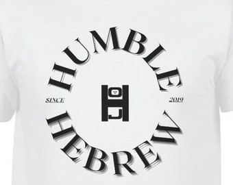 Hebrew Israelite Men's "Humble Hebrew" Short Sleeve T-Shirt | 100% Cotton