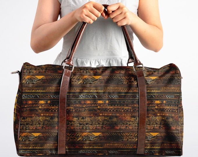 Featured listing image: Custom Hebrew Urban Voyager Duffel Bag Judaica apparel