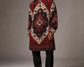 Hebrew Israelite: Elements Men's Long Sleeve Shirt, Judaica Apparel