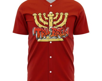 Hebrew Israelite Tru Brew Blood Red On Red Jersey