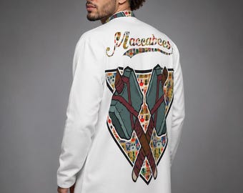 Hebrew Israelite Tribal Print Long Shirt - Judaica Apparel