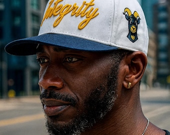 Integrity Ibex Embroidered Snapback Hat: Hebrew Israelite Faith Streetwear