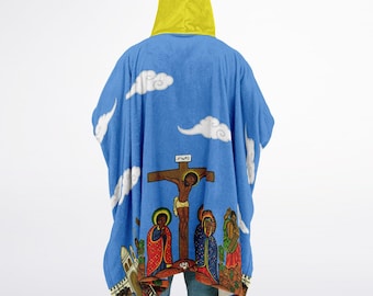 Persecution Day & End Flannel Blanket Poncho For Feast Days New Moon Shabbat Judaica apparel