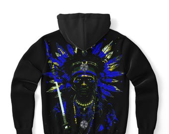 House Of Joseph Co. Hebrew Israelite Northern Natives Bluematic Premium Hoodie