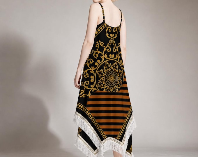 Featured listing image: Hebrew Israelite Ahchwath Sister Women's Spaghetti Strap Maxi Dress Judaica apparel