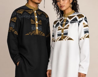 Hebrew Israelite Tribal T-Top: Men's Long Sleeve Shirt, Judaica Apparel