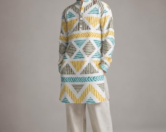 Hebrew Israelite: Elements Men's Long Sleeve Shirt, Judaica Apparel