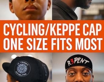 R3PENT Cycling Cap – 12 Tribes Israelites Keppe Hat | One Size Fits Most | Hebrew Israelite Streetwear Headwear