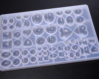 1pcs Gem Silicone Mold - Silicone molds, craft mold,cabochon mold, jewelry mold, food mold, resin mold, clay mold, flexible mold