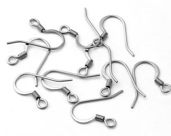 11*18mm Stainless Steel DIY Earring Findings Clasps Hooks Jewelry Making Accessories Earwire