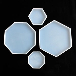 1PCS Hexagon Octagon Silicone Mold DIY Silicone Mold Resin Mold Jewellery Making Epoxy Resin Craft Mold Silicone Mold Resin Cabochon