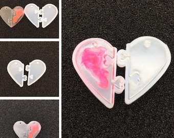 jewellery tools Love locks Pendant mold for lovers liquid silicone mold DIY jewelry mold for epoxy uv resin mold moule silicone