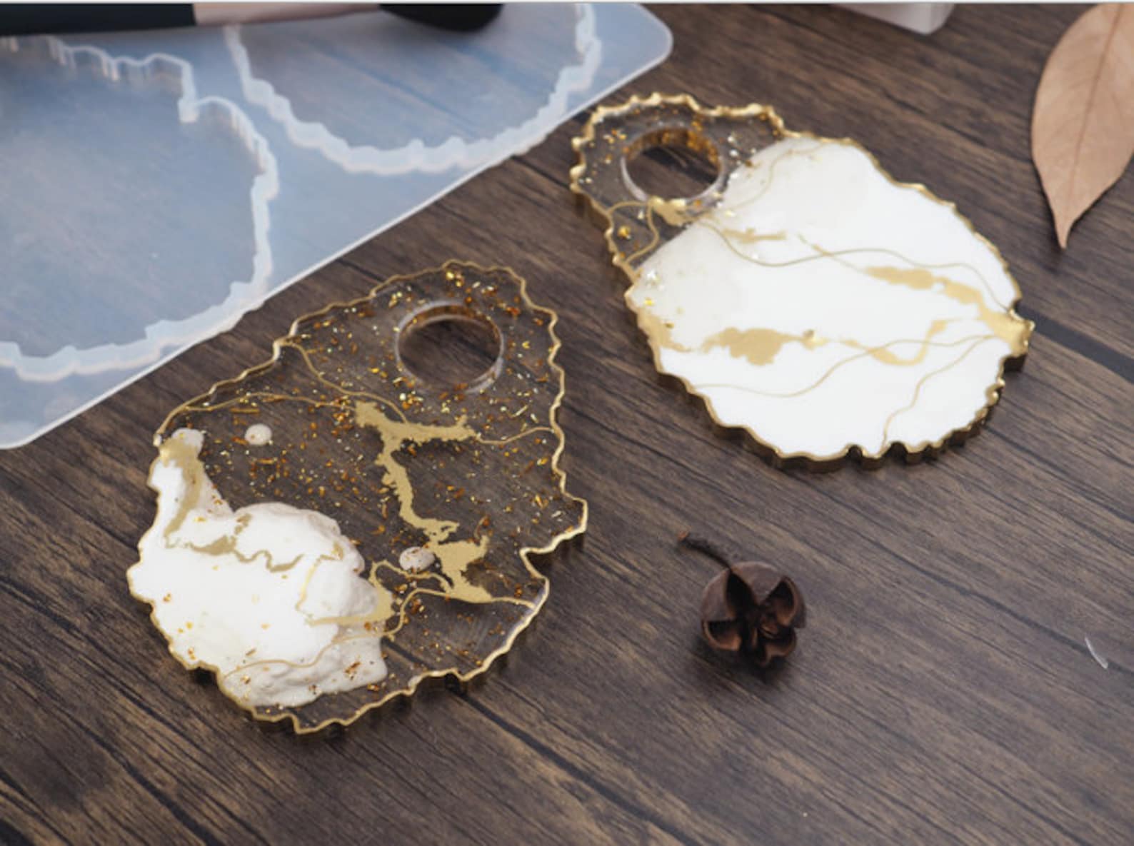 Makeup Palette Resin Mold Foundation Mixing Palette Mold Etsy