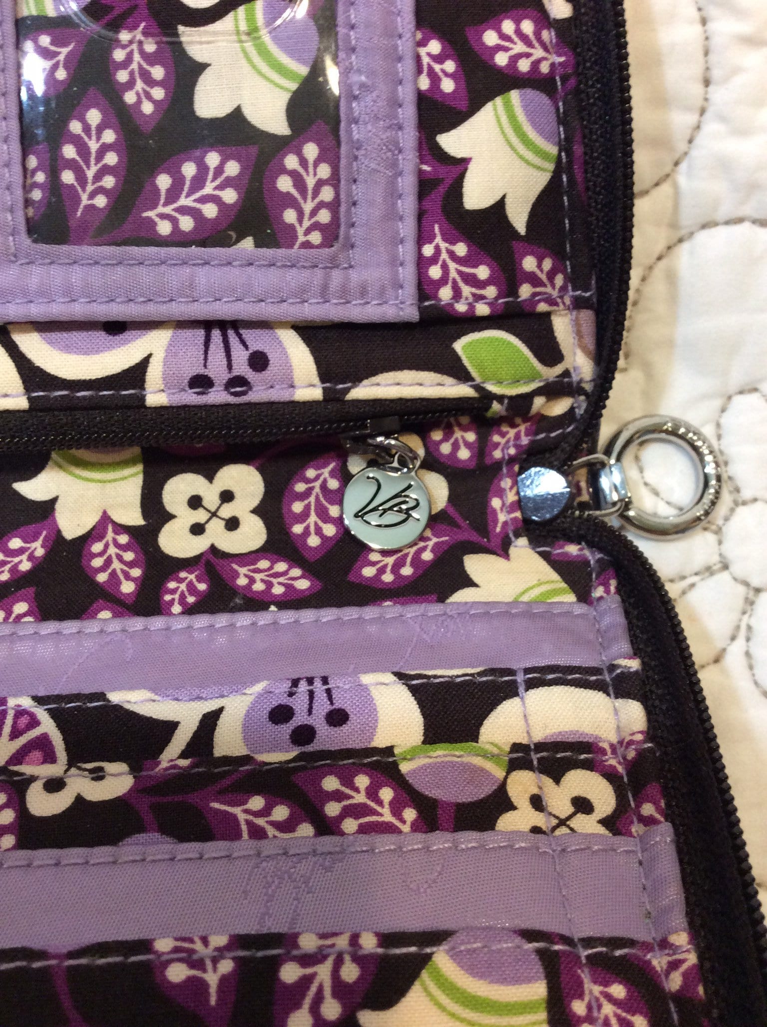 Vera Bradley Wallet Floral Design Etsy