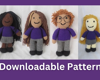 Personalised Crochet Doll Pattern – Custom Amigurumi (Digital Download)