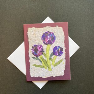 Biglietto di auguri con carciofo, biglietto di auguri vuoto piegato, stampa di verdure invernali e primaverili. Biglietto d'arte per giardiniere, auguri alla natura, biglietto per tutte le occasioni