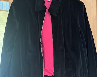 St. john Sport Vintage Velvet 2 piece pants and jacket set