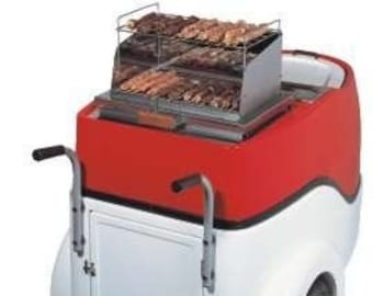 BBQ GRILL CART Mobile Charcoal Bbq Push Cart Grilling Push Cart Mobile Bbq Grill Catering Grills Mobile Bbq Party Catering Bbq Party Grill