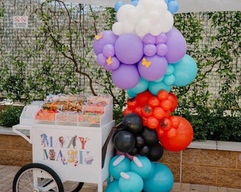 DISPLAY CART Branding Cart Candy Display Cart Favors Cart Party Cart Sampling Cart Vending Nuts Cart Push Cart Display Merchandising Cart