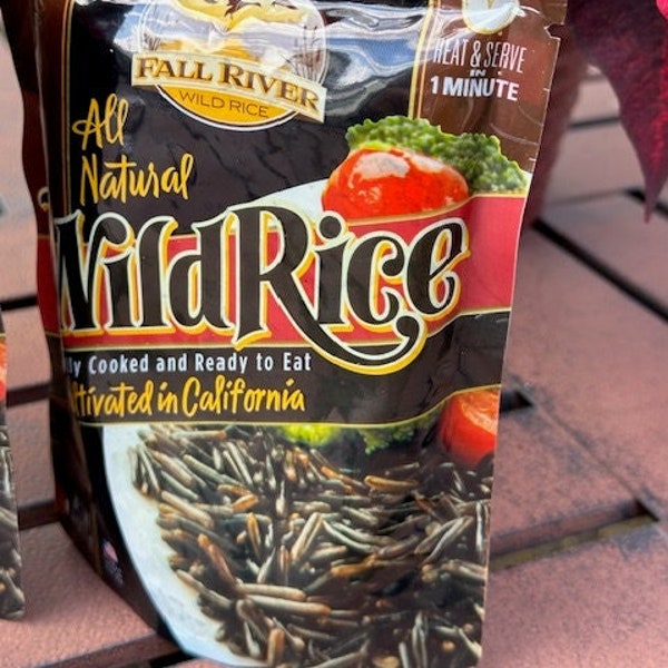 WILD RICE COOKED ready to eat use in many recipes Wild Rice All Natural First Quality California Wild Rice Gourmet Cooked Wild Rice Ready