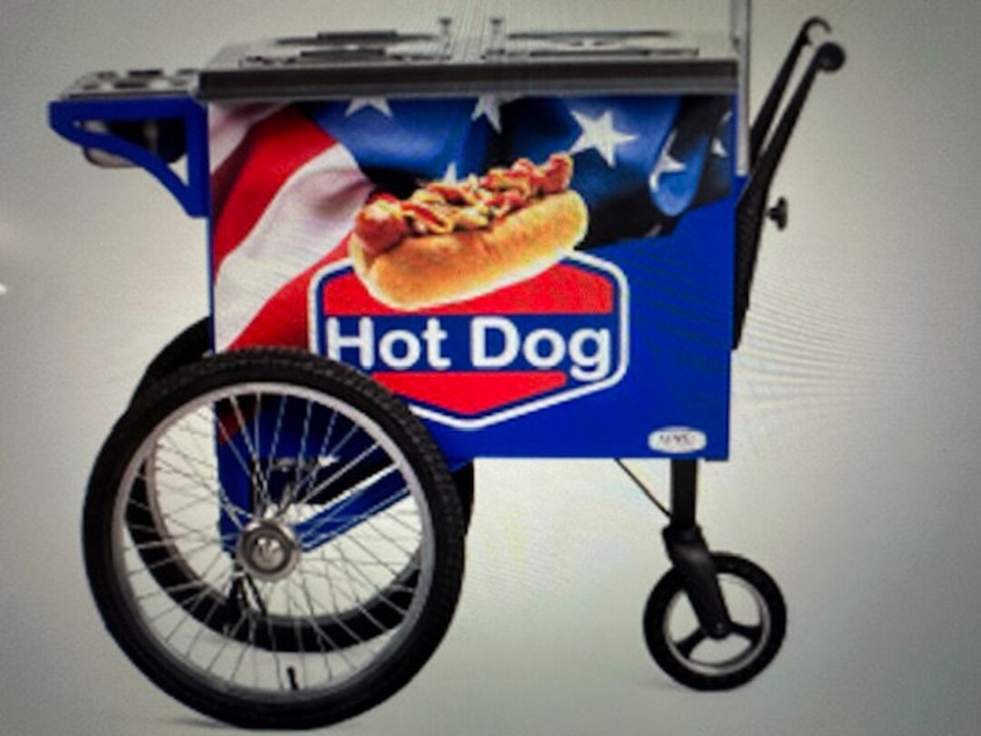 HOT DOG Cart ELECTRIC Hot Dog Vending Cart Hot Dog Catering Street Cart