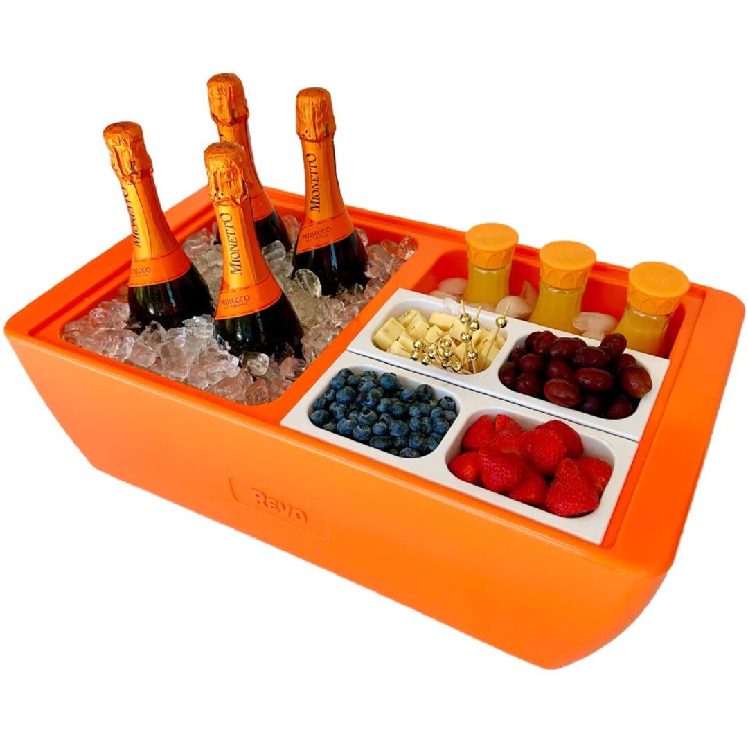 PARTY COOLER BAR Tailgating Food Display Drinks Display Mimosa Bar