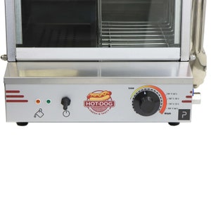 DELUXE HOT DOG Commercial Steamer Hot Dog Steamer Hot Dog Station Heavy Duty Hot Dog Steamer Concession Catering Hot Dogs Large Steamer image 4