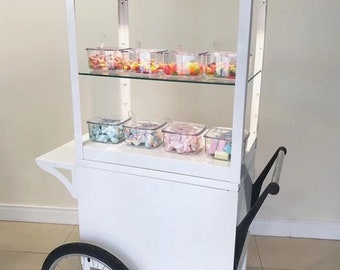 DESSERTS DISPLAY CART Mobile Cart Tier Top Desserts Cart Showcase Branding Dessert Cart Event Showcase Cookies Cakes Cupcakes Store Cart