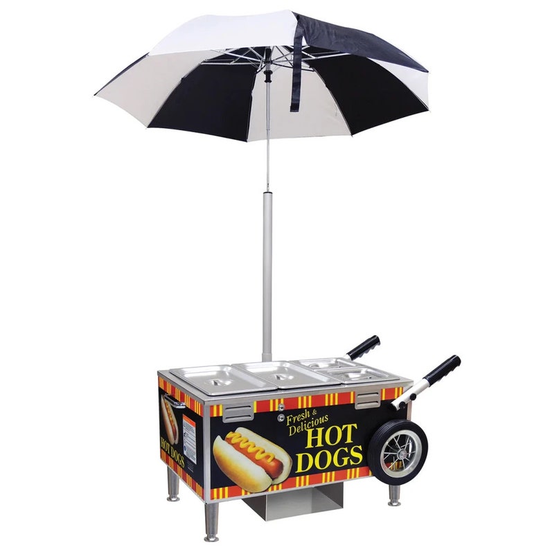 Tabletop HOT DOG CART Countertop Hot Dog Cart Countertop Hot Etsy
