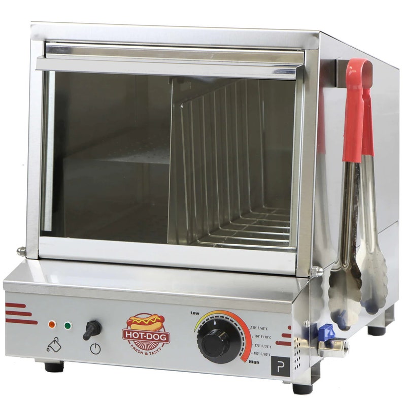 DELUXE HOT DOG Commercial Steamer Hot Dog Steamer Hot Dog Station Heavy Duty Hot Dog Steamer Concession Catering Hot Dogs Large Steamer image 1