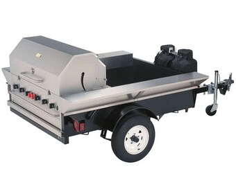 Towable Grill, Gastronomie Grill, Event Grill, Party Grill, Fairgrounds Grill, Grill to Go