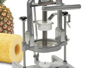 PINEAPPLE PEELER CORER Easy Commercial Pineapple Corer and Peeler Heavy Duty Pineapple Corer Replaceable Blades Peels Pineapples and Cores