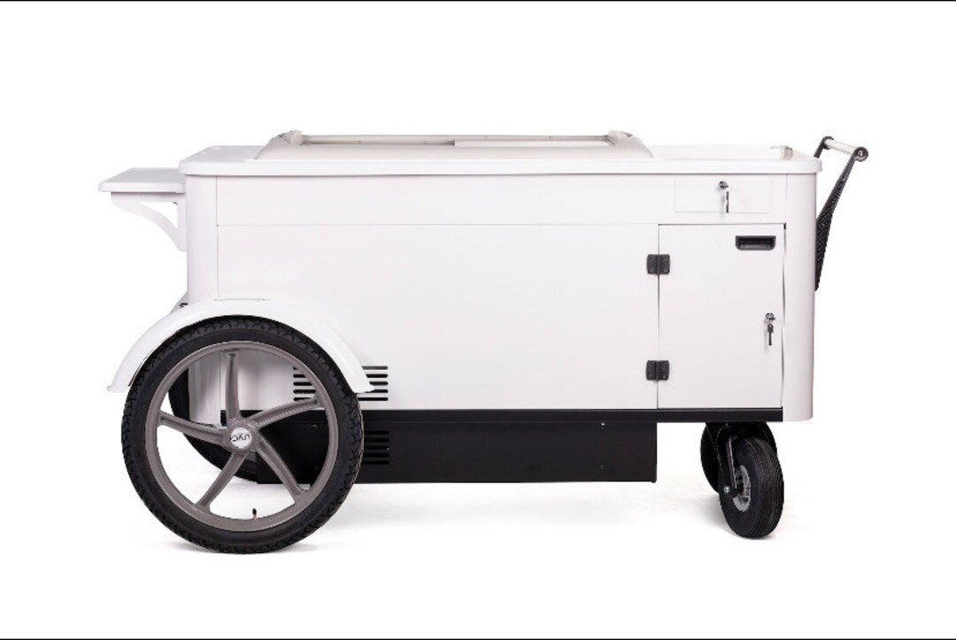 ICE CREAM FREEZER 8.2 Cf Cart Gourmet Ice Cream Cart Freezer Fridge