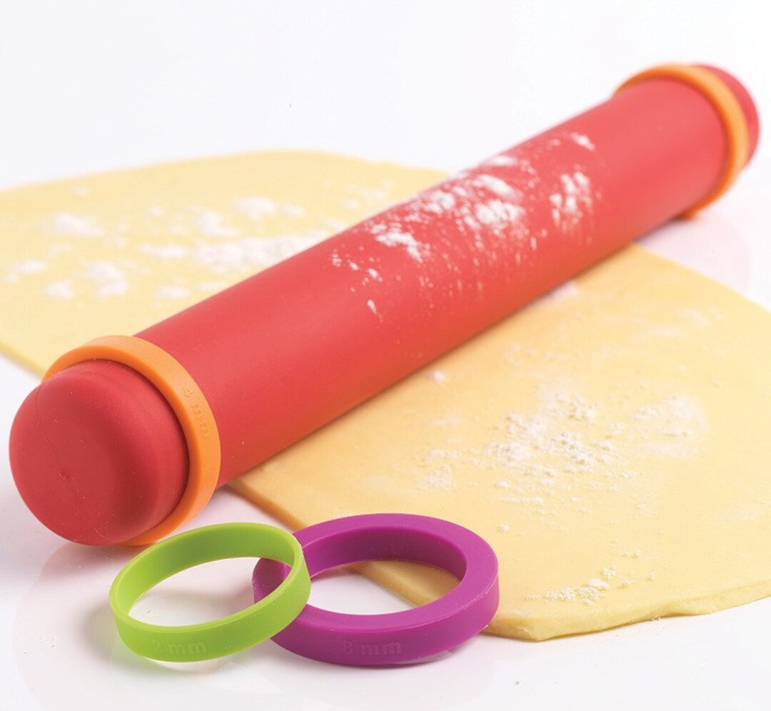 ROLLING PIN French Style Silicone Adjustable. Baking Tools Etsy