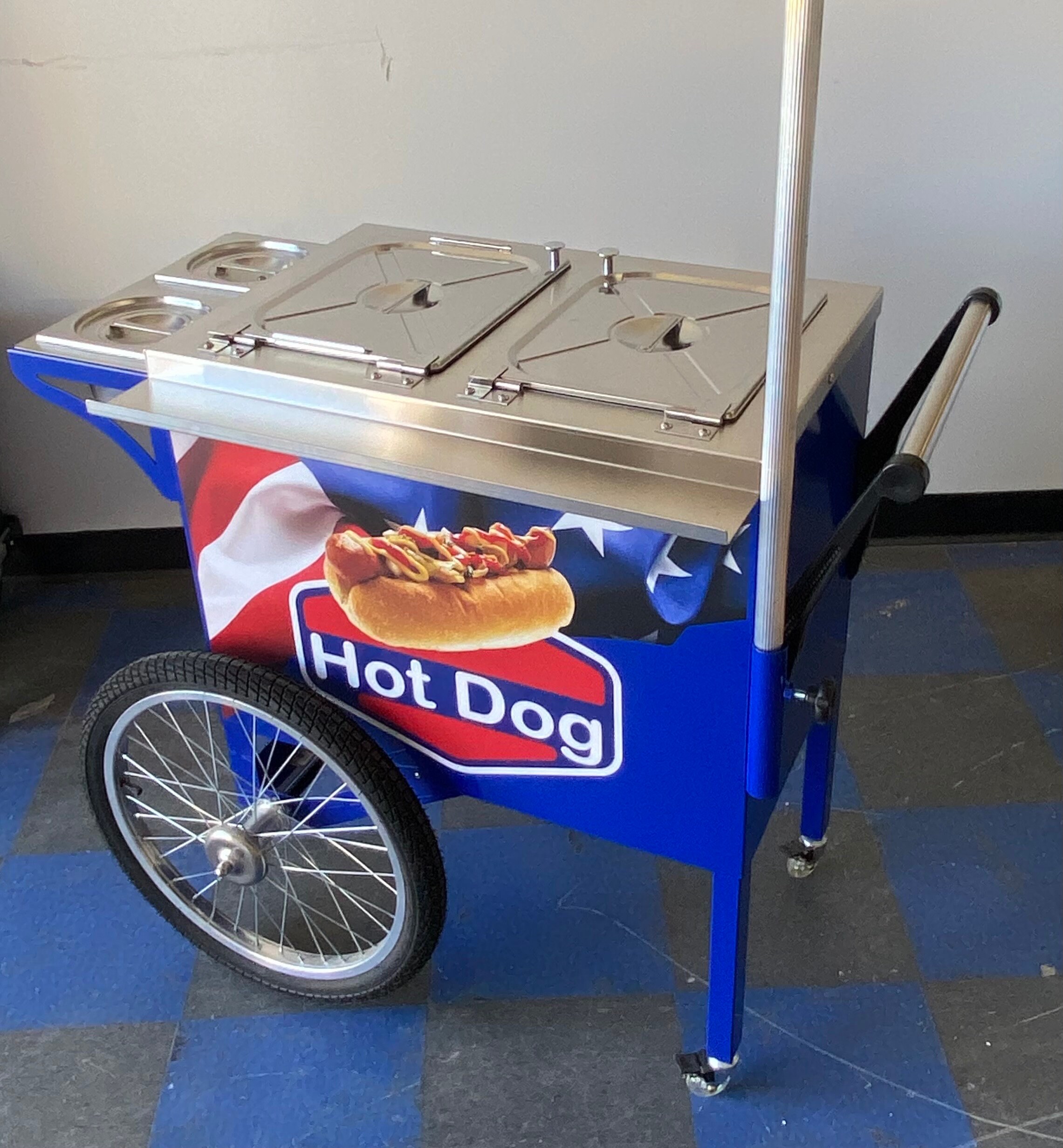 HOT DOG CART Electric Hot Dog Push Cart Food Push Carts Hot Dog Push Cart Catering Hot Dogs
