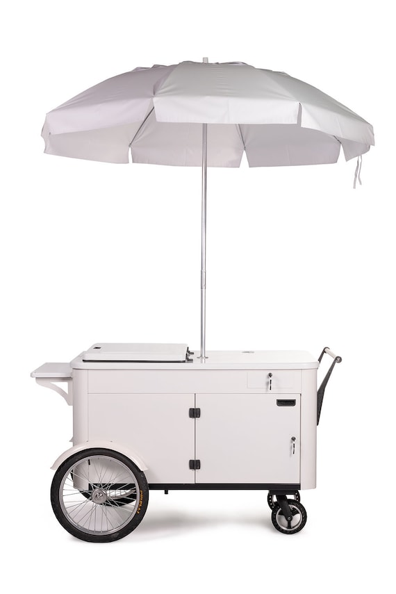 Customized Ice Cream Trolley Popsicle Hand Push Cart - China Ice Cream Cart,  Food Cart