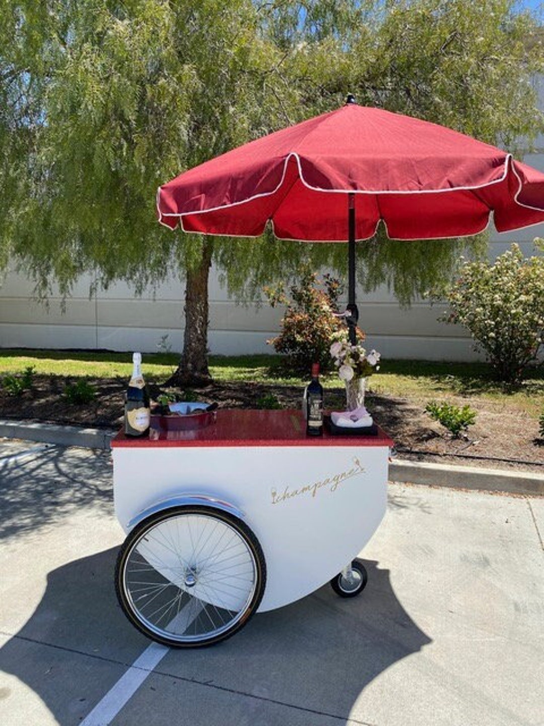 BAR CART Beverage Cart Beer Cart Display Vending Cart Vendors Cart Push