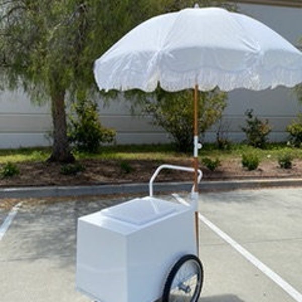 Ice Cream Cart Umbrella Etsy