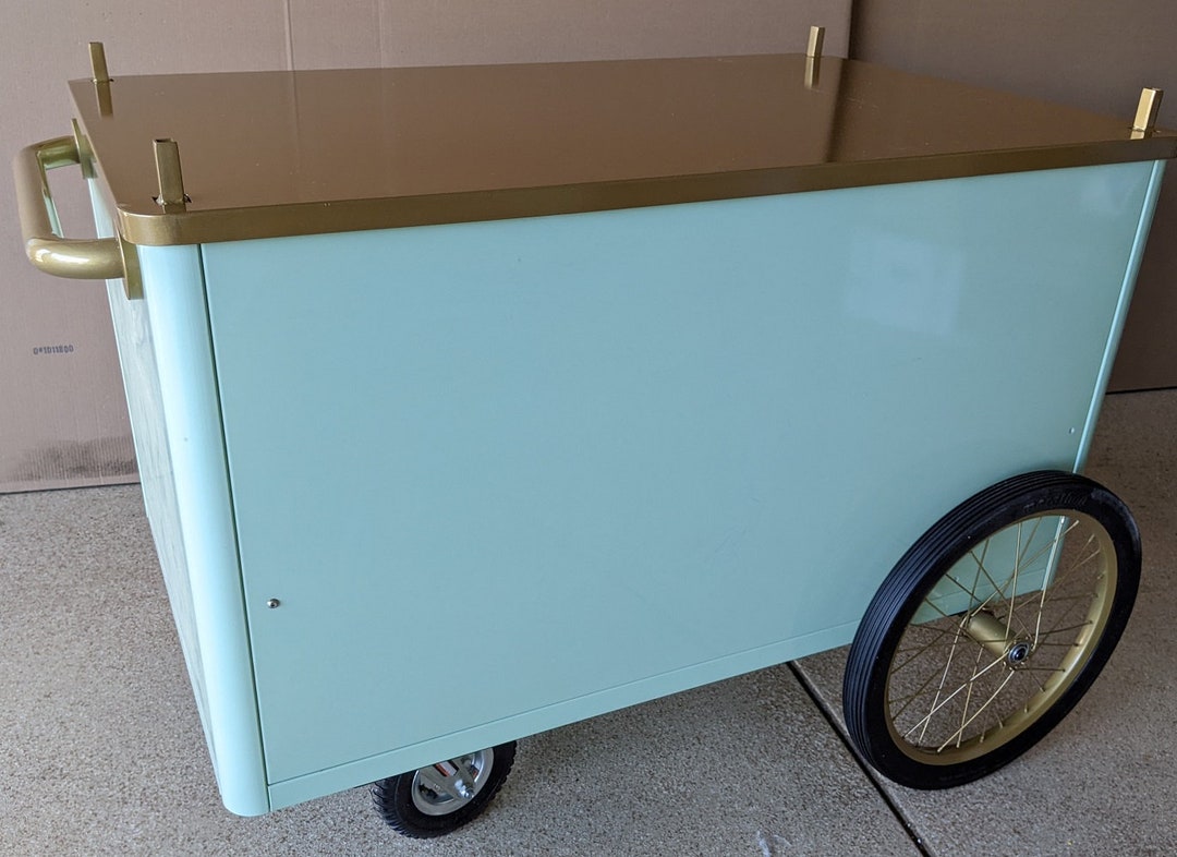 GOURMET DISPLAY CART Branding Display Carts Push Carts Vendor Cart