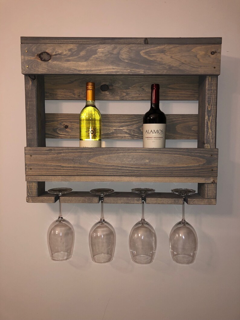 Wine Rack Rustic Wine Rack Vintage Wine Rack Wooden Etsy
