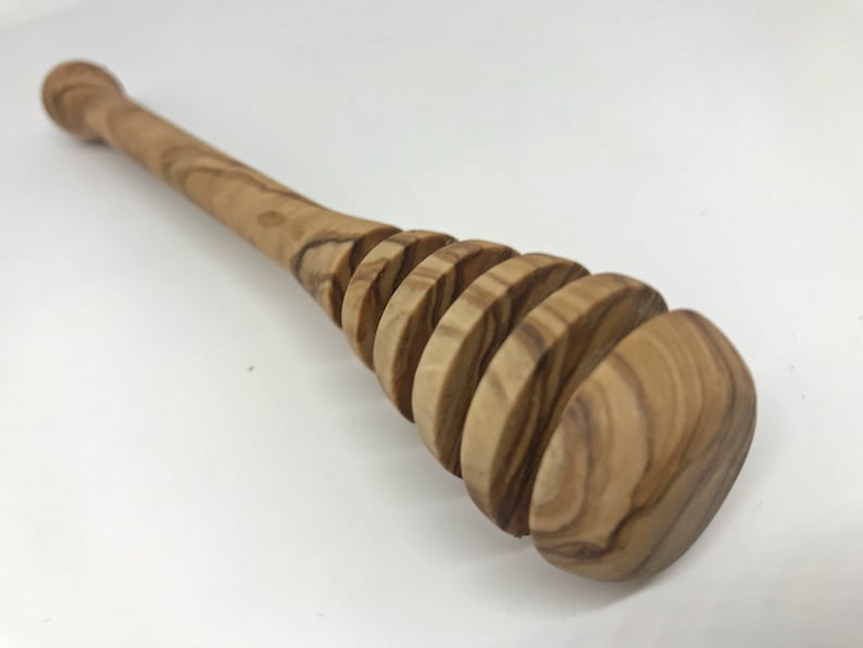 Honey Spoon Wooden Honey Spoon Real Greek Olive Wood Honey Dippers Honey Dipper Honey Stick Wooden Honey Stick Olive Wood