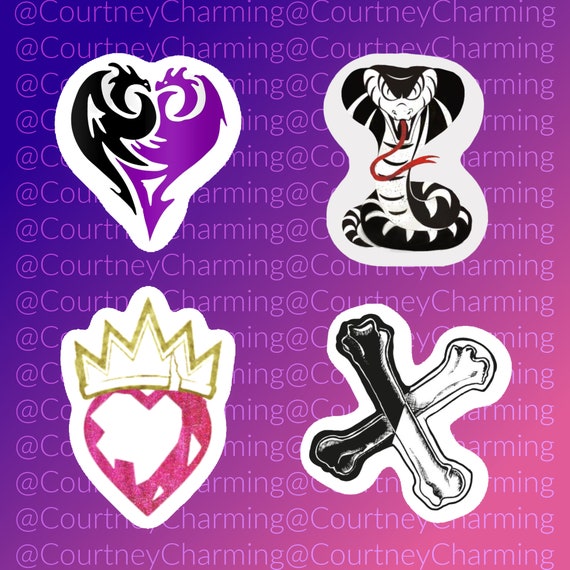 Core 4 Descendants Inspired Symbols Pack - Etsy