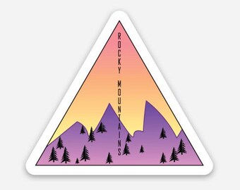 Rocky Mountains sticker