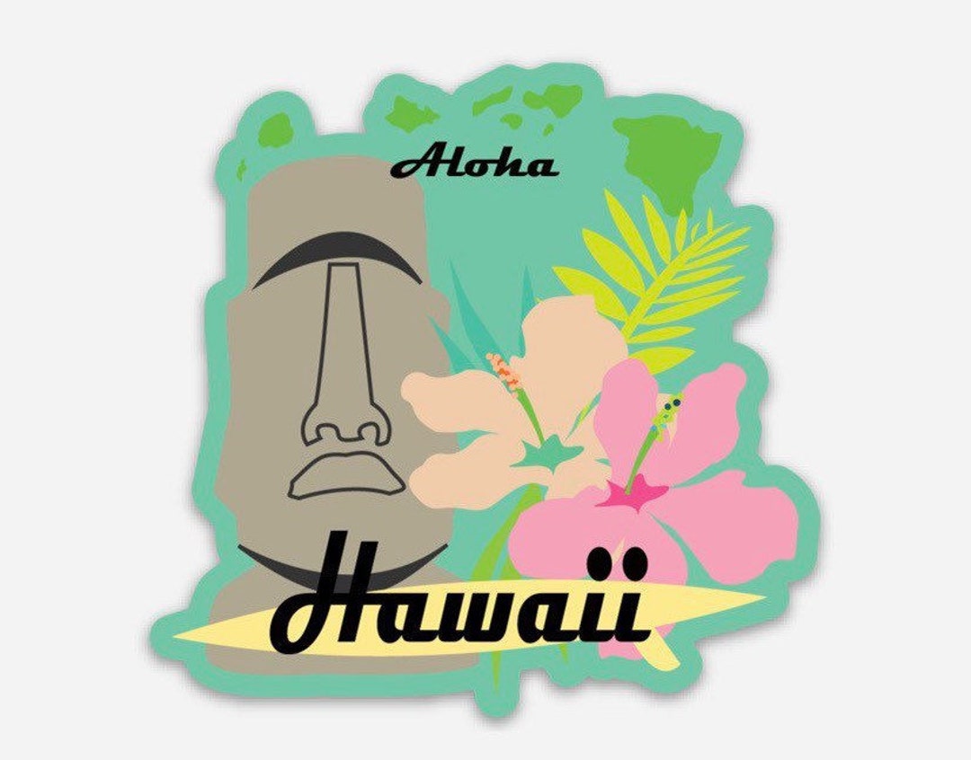 Hawaii Sticker - Etsy